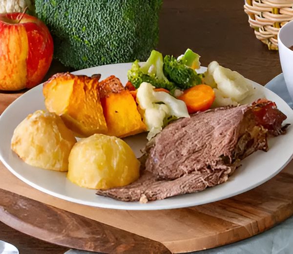 Roast Pork with Veg